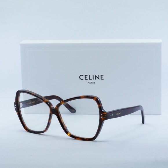 FINAL PRICE NEW CELINE CL40064I 052 HAVANA EYEGLASSES - Picture 1 of 9